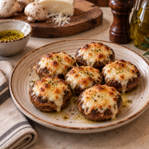 Peynirli mantar / Champignon farcis au fromage