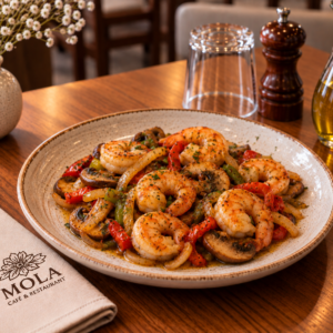 Karides tava / Sauté de crevettes