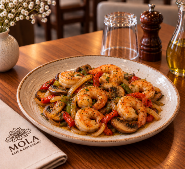 Karides tava / Sauté de crevettes
