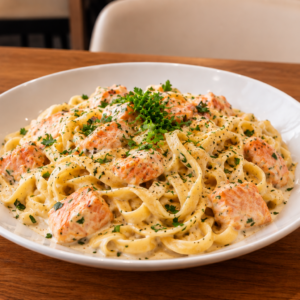 Tagliatelle au saumon