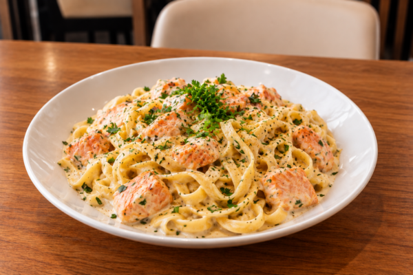 Tagliatelle au saumon
